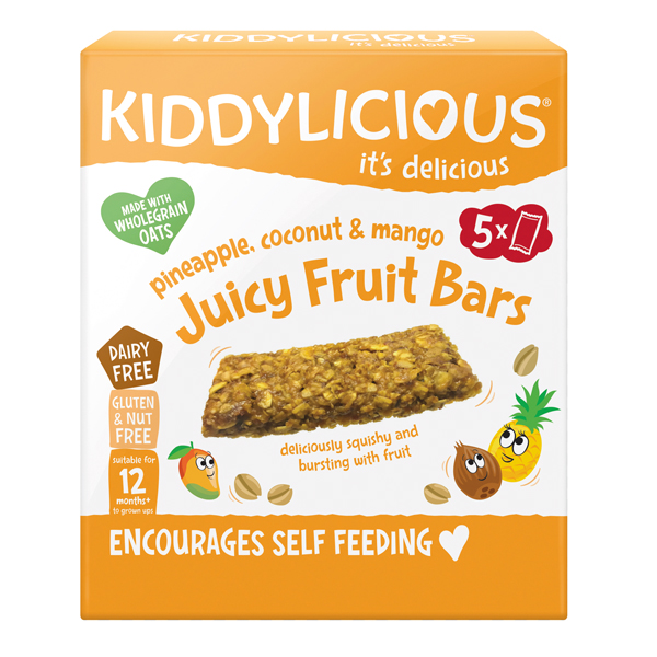 Juicy Fruit Bars, Pineapple, Coconut & Mango, Snacks