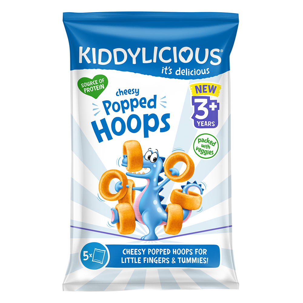 Kiddylicious Blueberry Wafers Multi-Pack 5x4g - 6 Months+ - Clicks