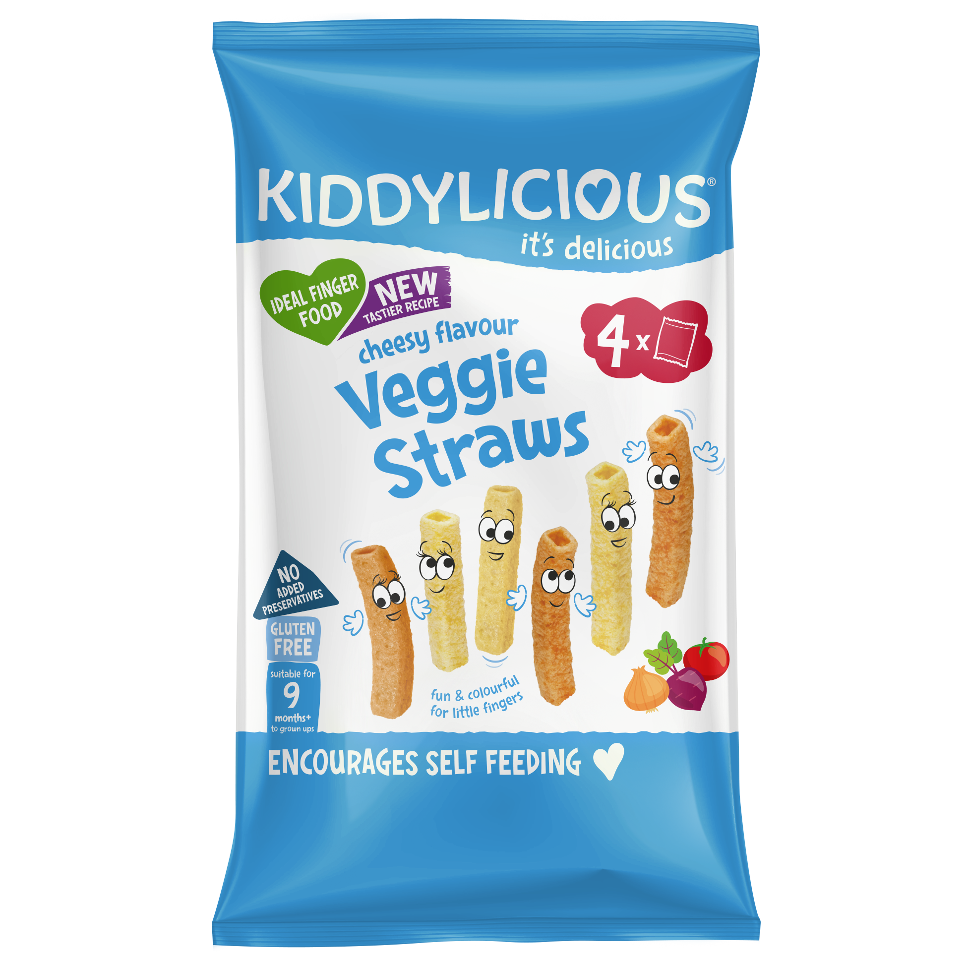 Kiddylicious Banana Wafers - Gluten and Dairy Free Kids Snack - Suitable  for 6+ Months - 4 x 10 Twin Packs : : Grocery