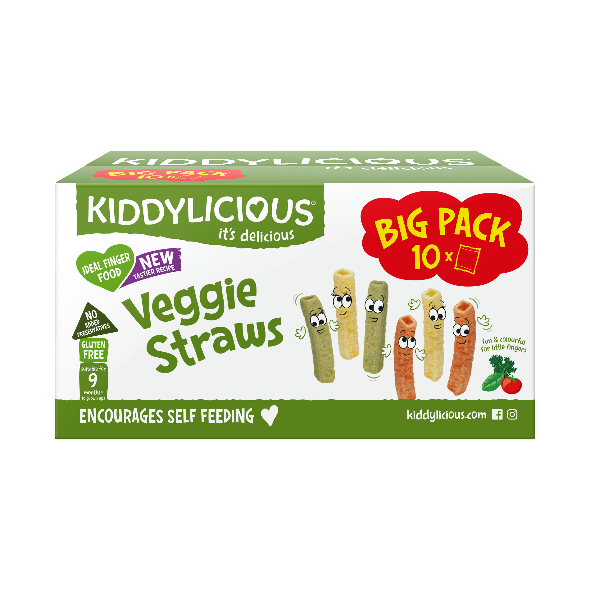 Buy Kiddylicious Veggies Straws 10 pack