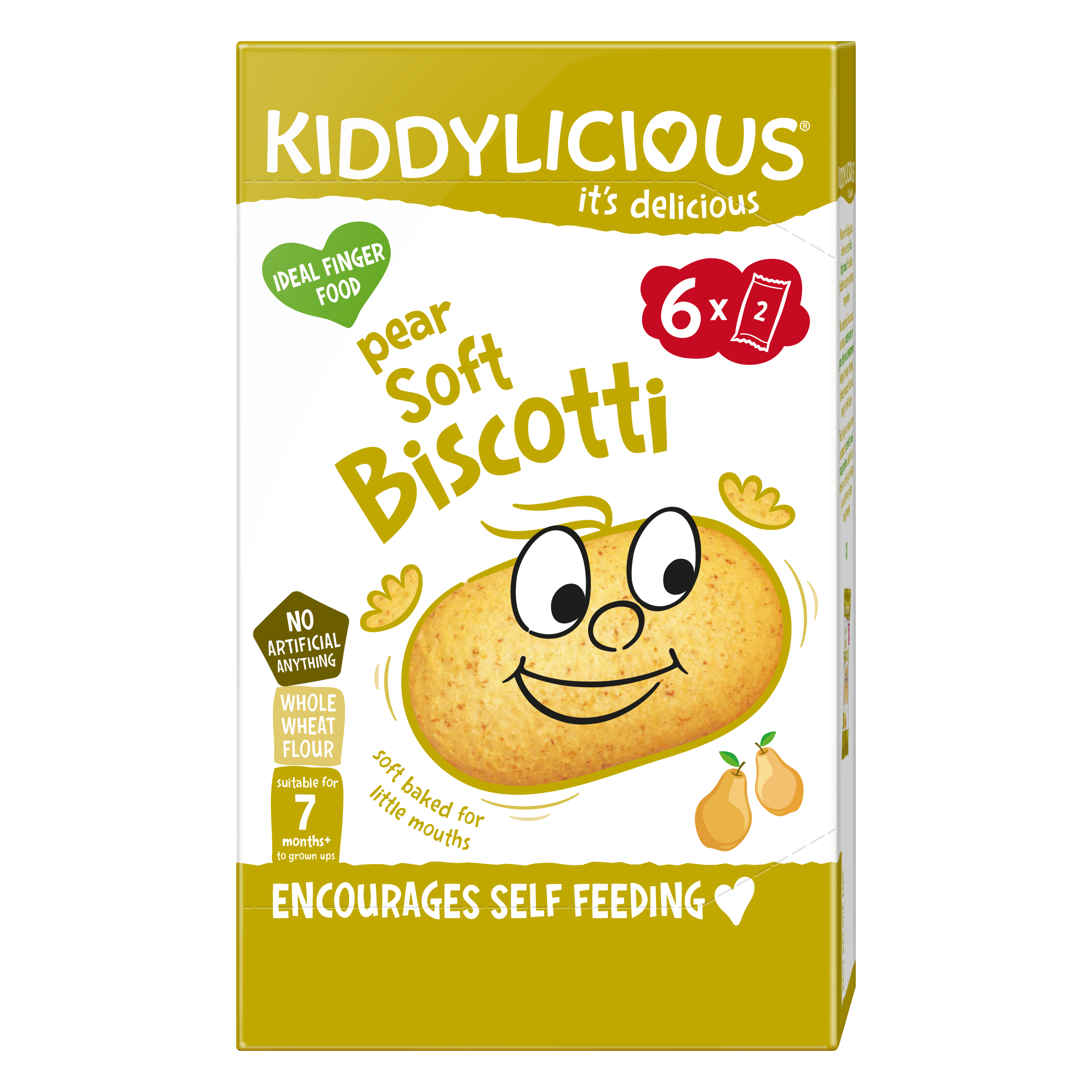 Soft Biscotti, Pear, Baby Snacks