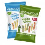 Kiddylicious Veggie Straws rietjes chips 4x12g - Foodello