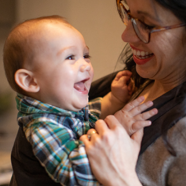 Happy Baby with Mum