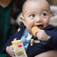 Baby with Biscotti
