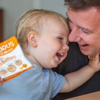 Happy baby with Dad