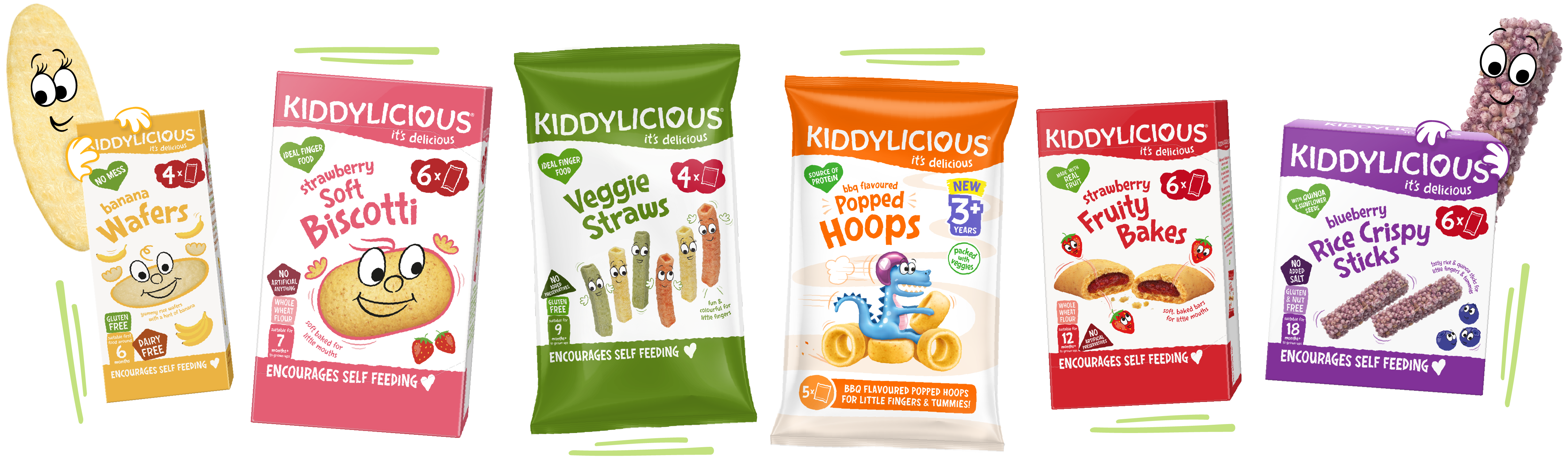 kiddylicious snacks range