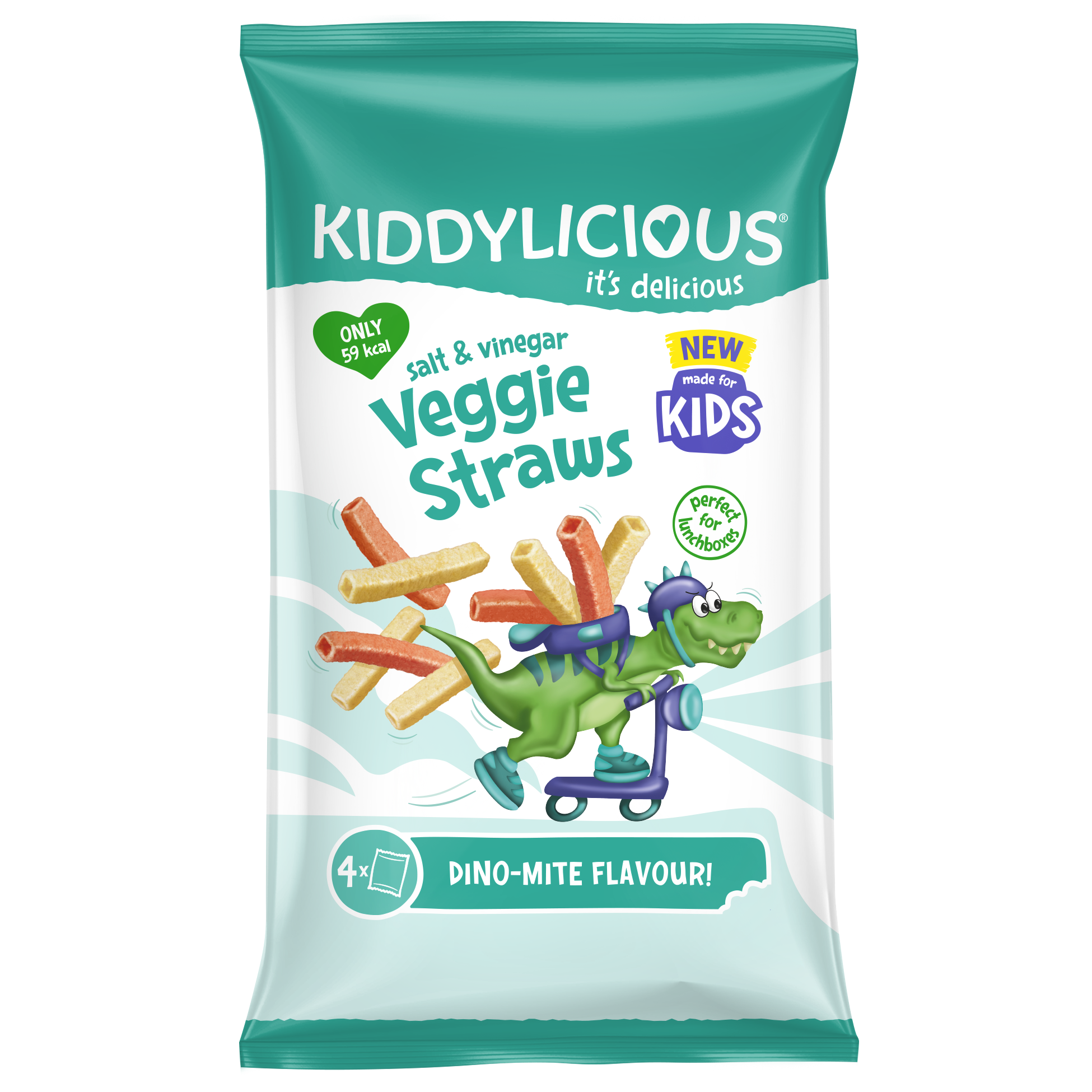 Kiddylicious - Cheesy Veggie Straws Pack Of 10