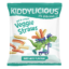 Kiddylicious Veggie Straws Salt and Vinegar single pack with dinosaur on pack